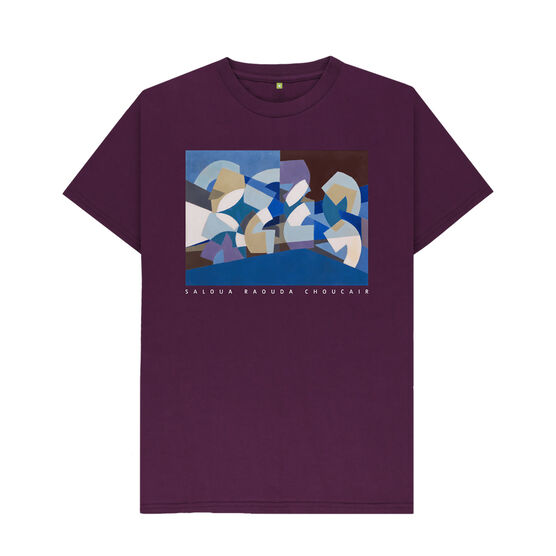 Saloua Raouda Choucair: Composition in Blue Module t-shirt